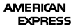 Logotipo da American Express. Este logotipo indica que a forma de pagamento com cartão American Express é aceita no site.