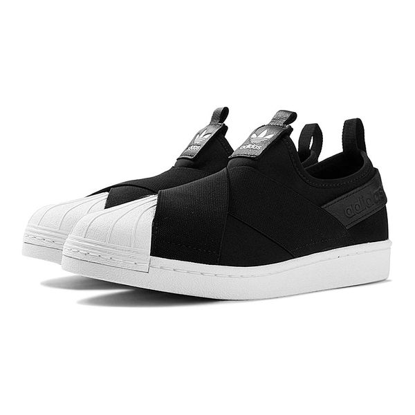 Adidas superstar slip on feminino preto Clearance