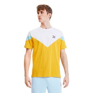 Camiseta-Puma-Iconic-MCS-Masculina-Amarela
