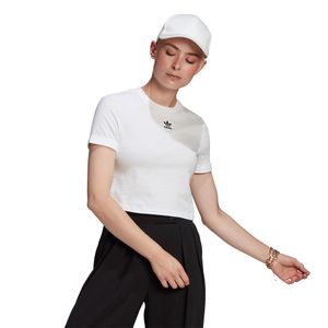 Camiseta-adidas-Crop-Feminina-Branco