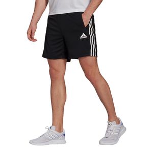 Shorts-adidas-Primeblue-3-Stripes-Masculina-Preto