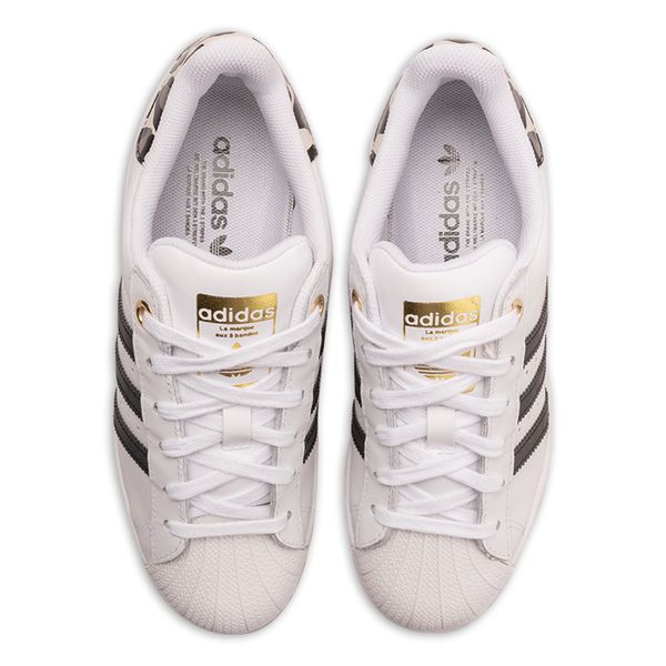 Tênis Adidas Superstar Feminino - Branco/Prata