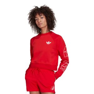 Blusa-Cropped-adidas-Letter-Feminina-Vermelha