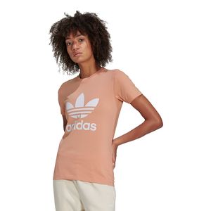 Camiseta-adidas-Classic-Trefoil-Feminina-Bege