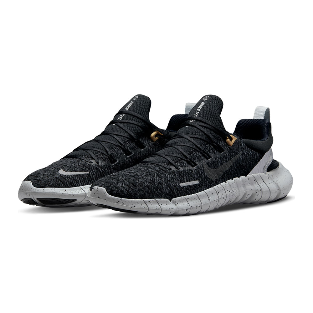 nike free run 5 mens black