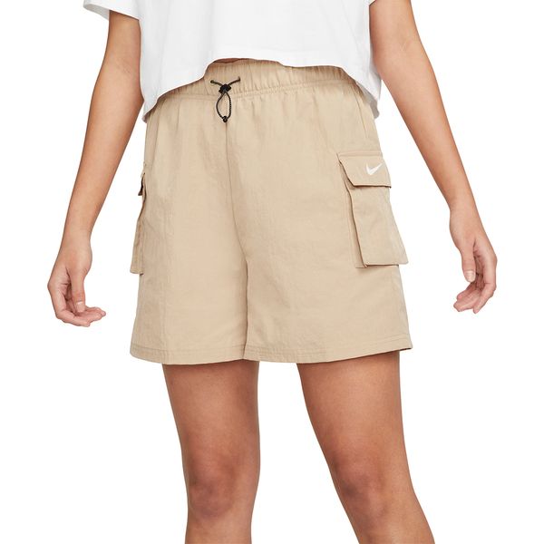 Shorts-Nike-Essential-Woven-Feminino-Bege