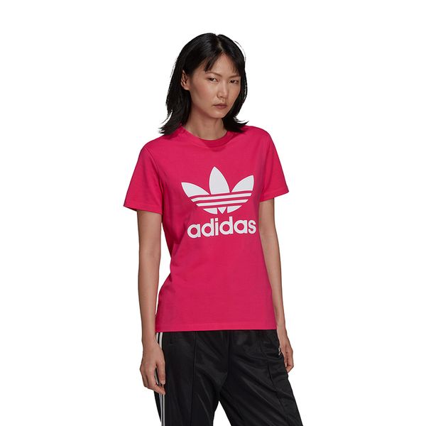 Camiseta-adidas-Trefoil-Feminina-Rosa