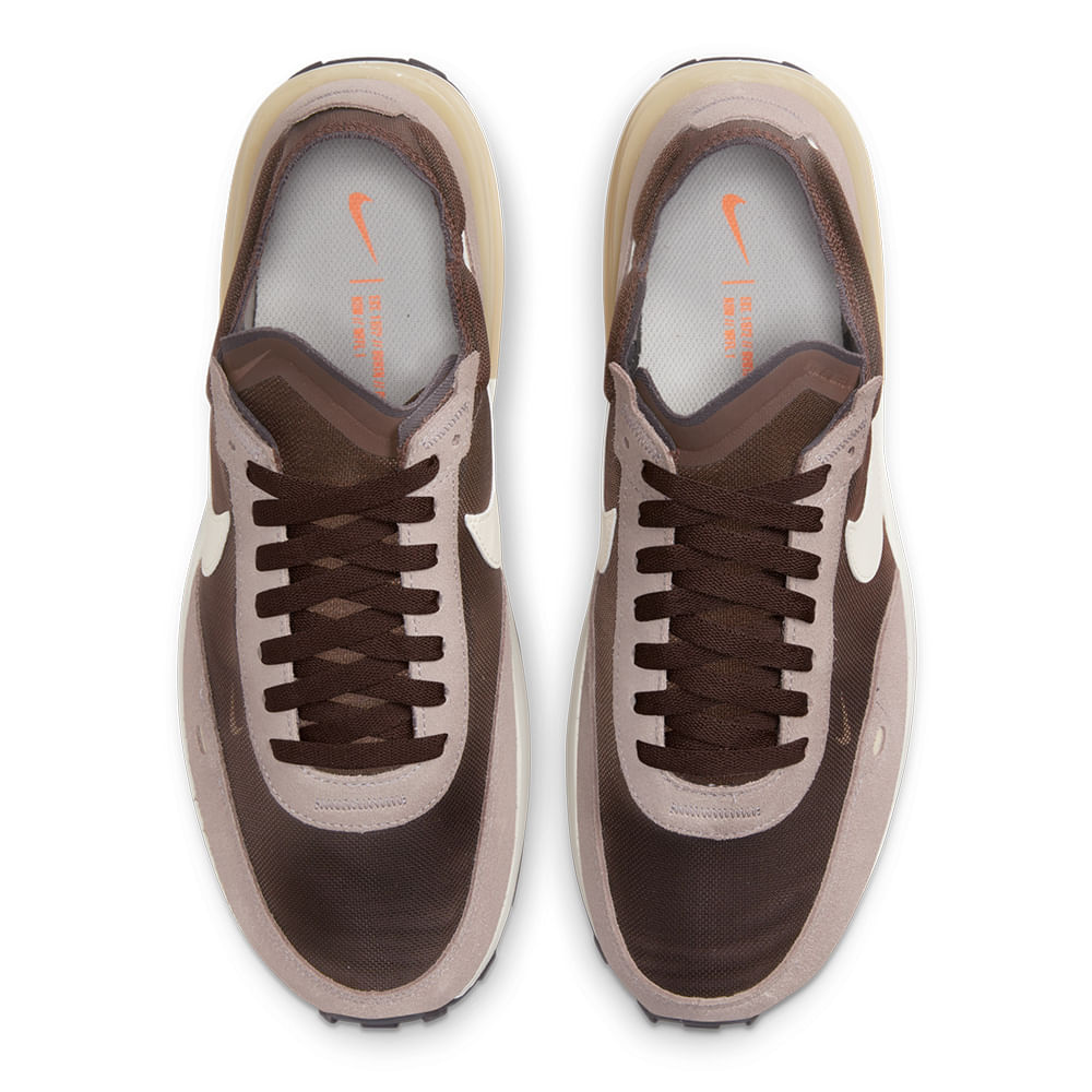 brown nike waffle