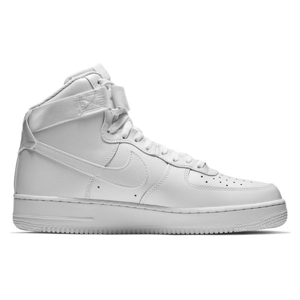 White nike air force 1 hot sale high top