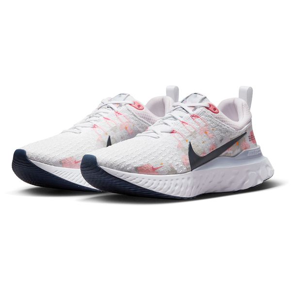 Nike react cheap white blue pink