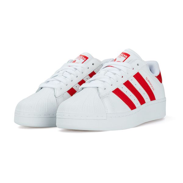 Adidas superstar rouge on sale et blanche femme