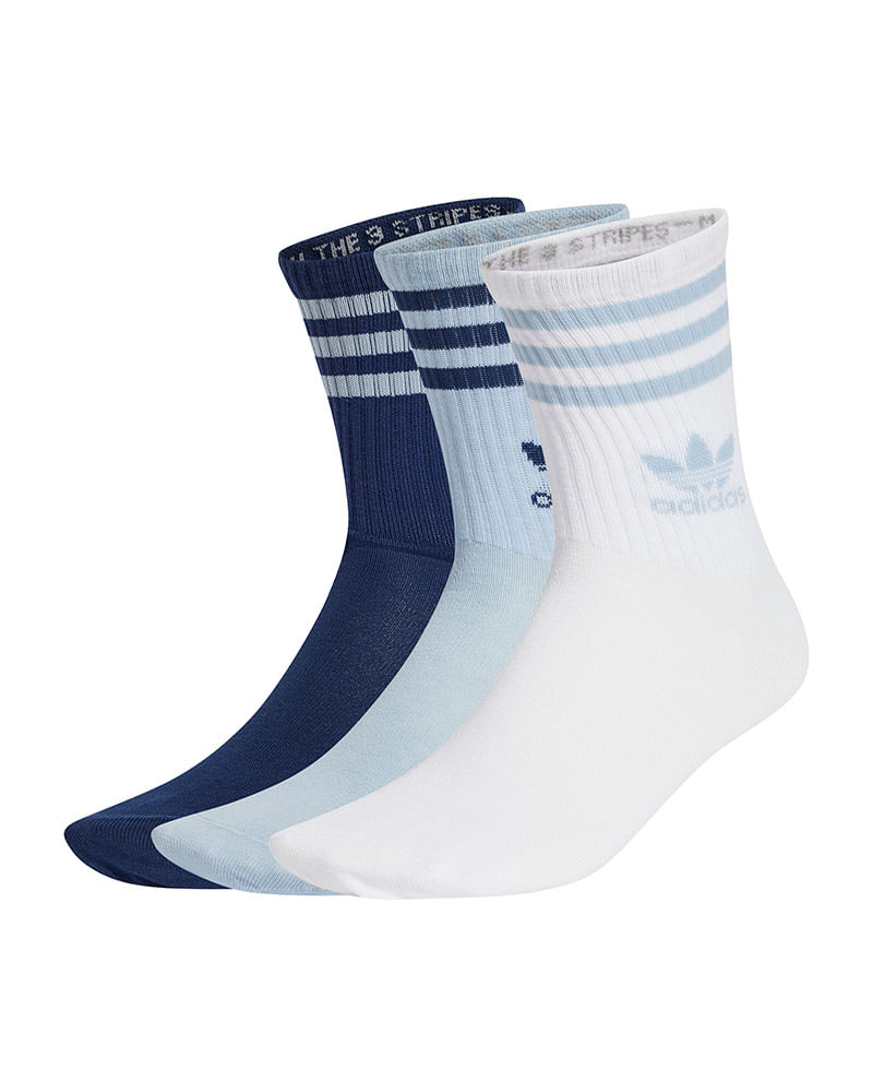 Meia adidas Crew Sock 3P Unissex