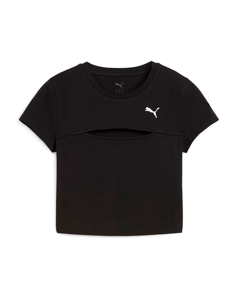Camiseta Puma Wardrobe Essentials Cut-Out Feminina