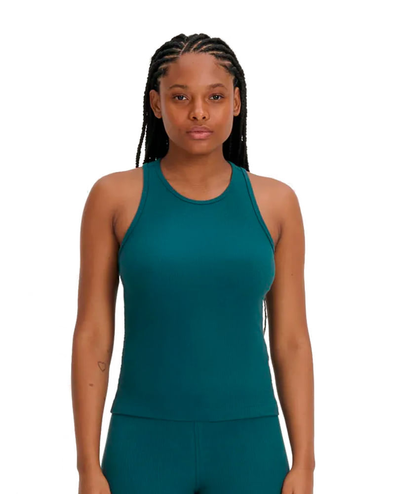 Regata New Balance Canelada Small Logo Feminina