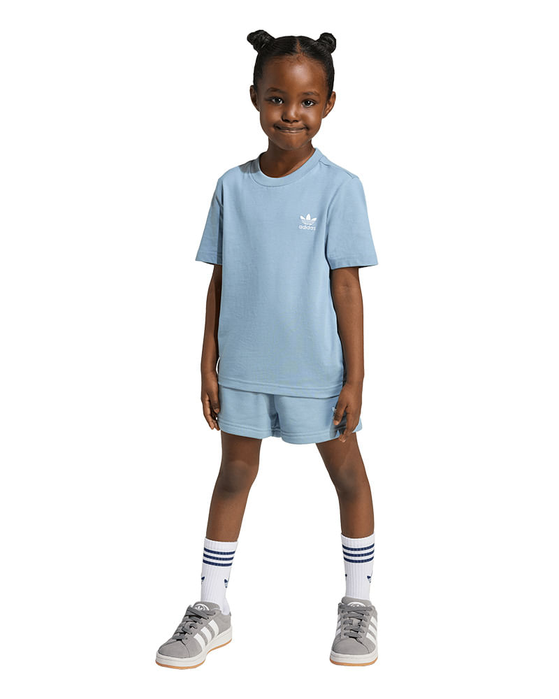 Conjunto adidas Trefoil Essential Infantil