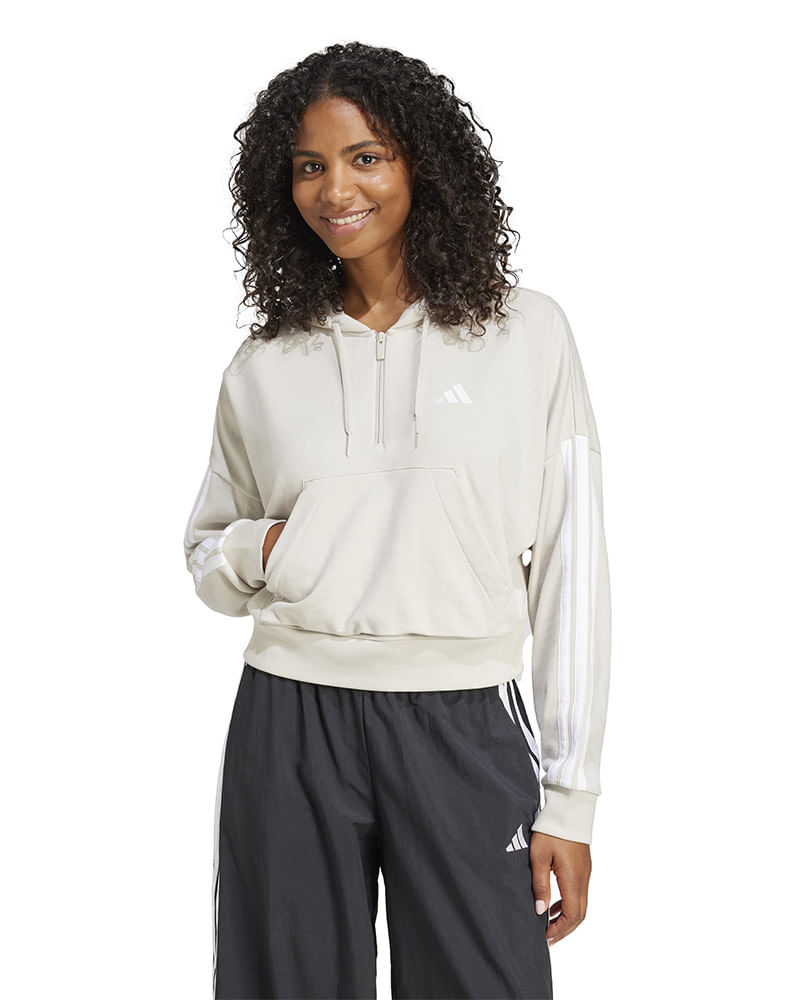 Blusão adidas 3 Stripes Essentials Feminino