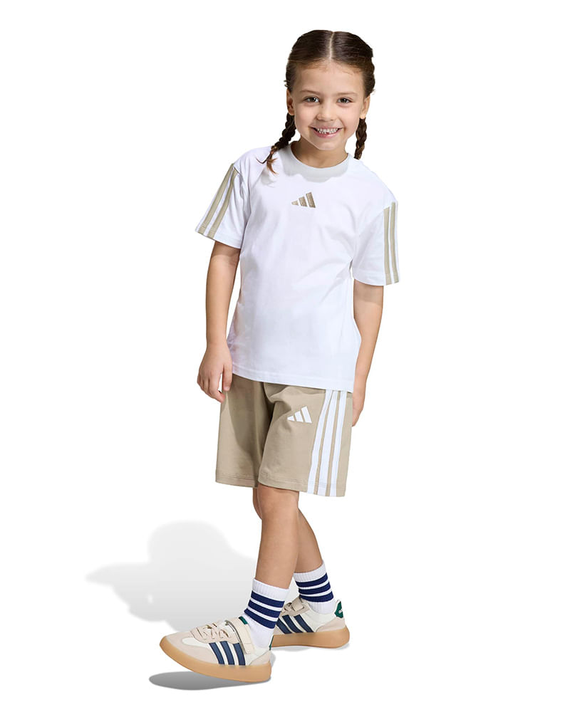Conjunto adidas 3 Stripes Essentials Infantil