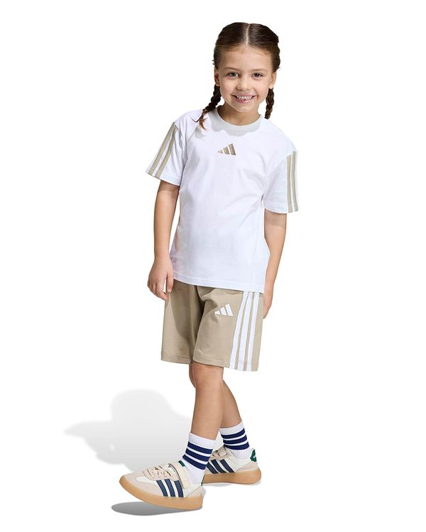 Conjunto adidas 3 Stripes Essentials Infantil - 6 à 7 anos