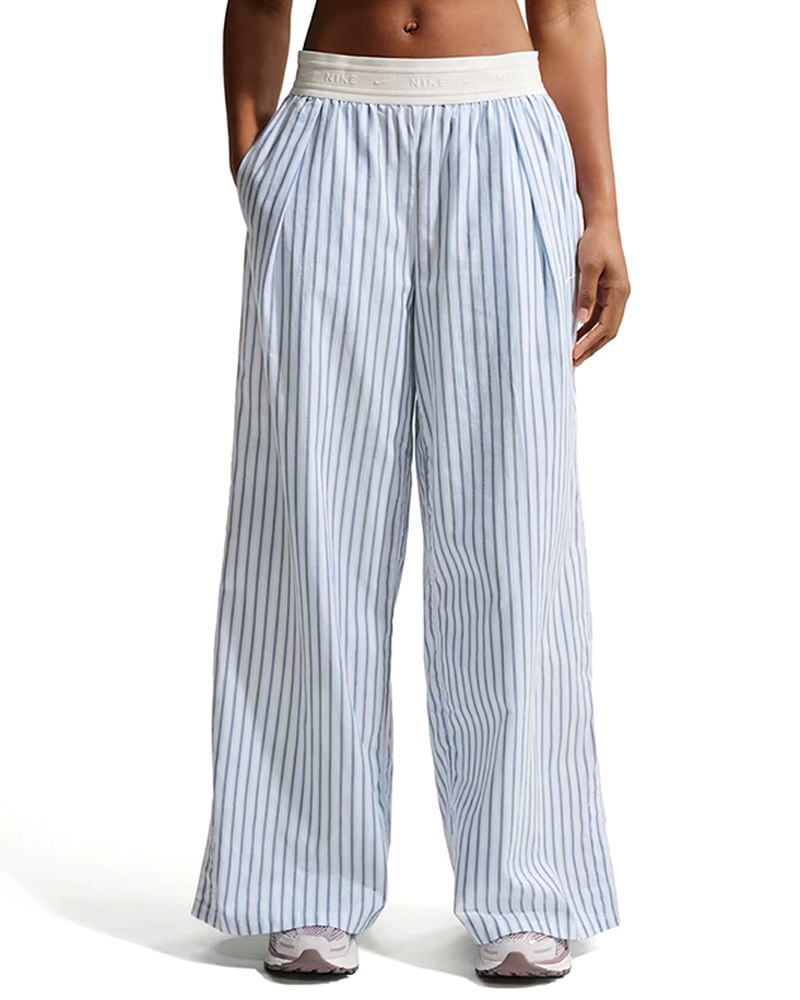 Calça Nike Sportswear Woven Stripe Feminina - Calça Nike Sportswear Woven Stripe Feminina - PP