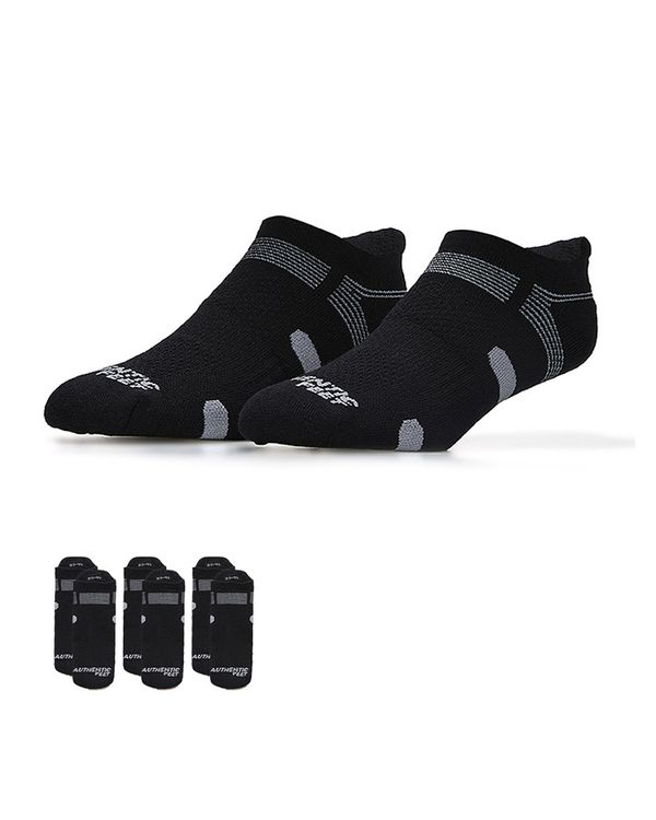 Meia Authentic Feet Kit 3 Cano Baixo Unissex - 39 a 44