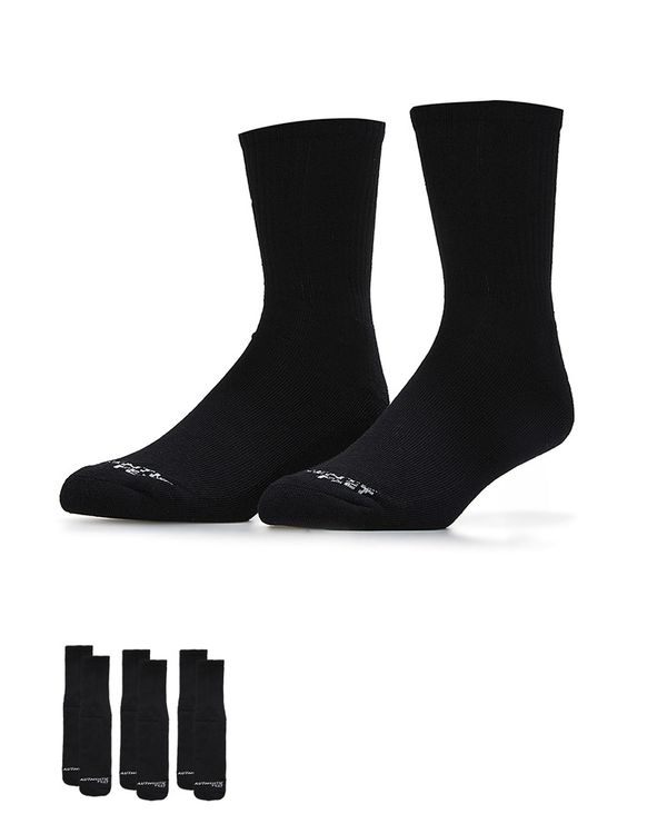 Meia Authentic Feet Kit 3 Cano Longo Unissex - 33 a 38