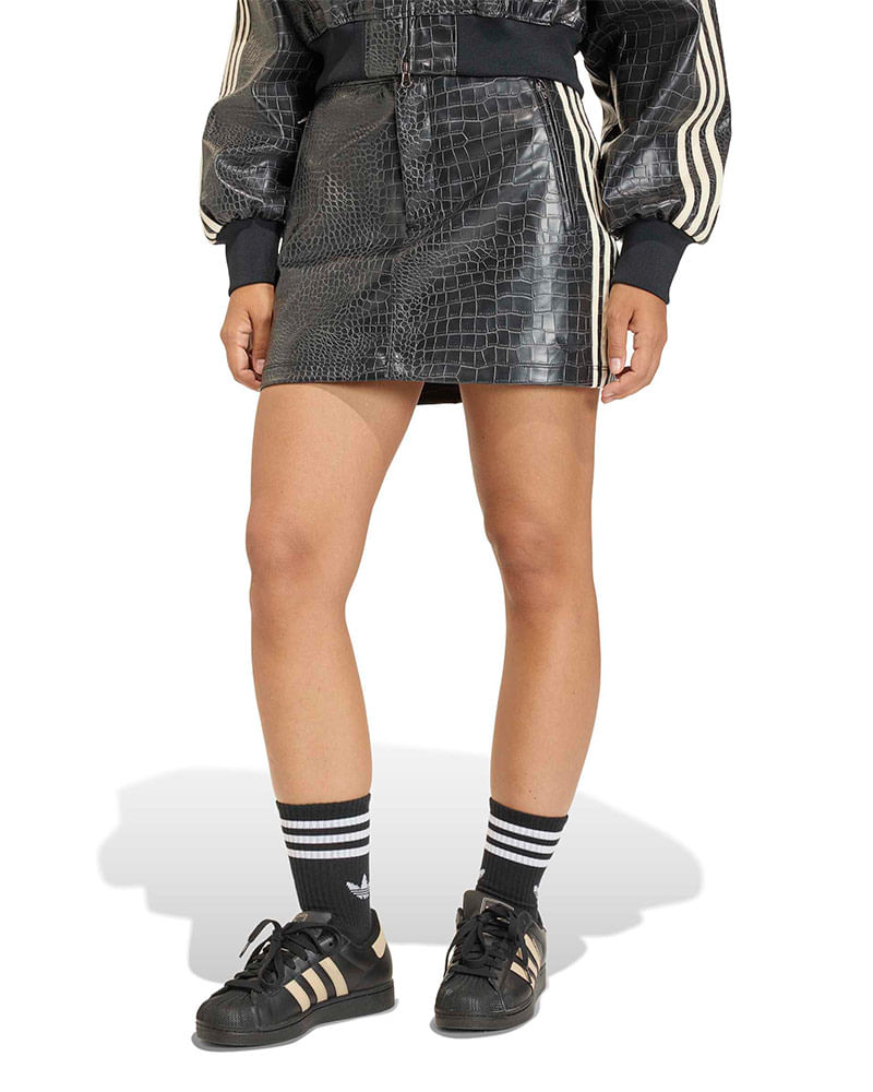 Saia adidas Mini em Material Sintético Feminina