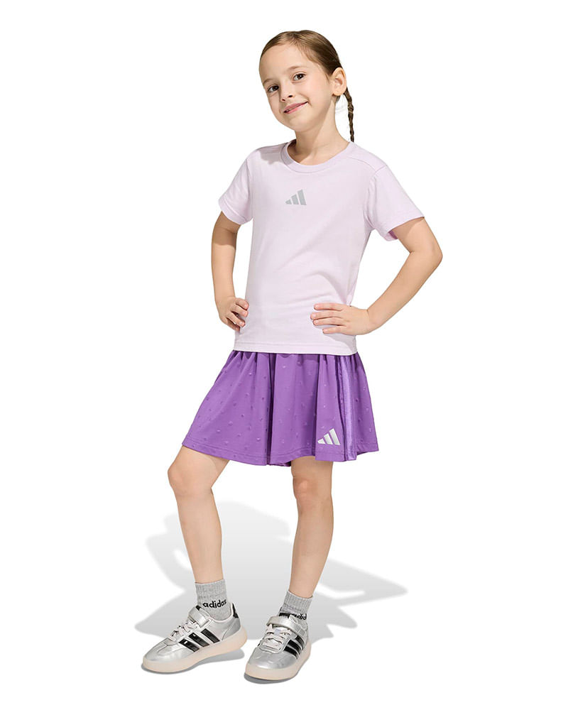Conjunto adidas Curto Glam Set Infantil