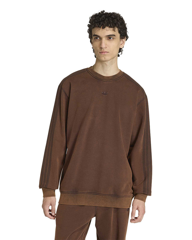Blusão adidas Premium Essentials Retro Wash Crew Masculino