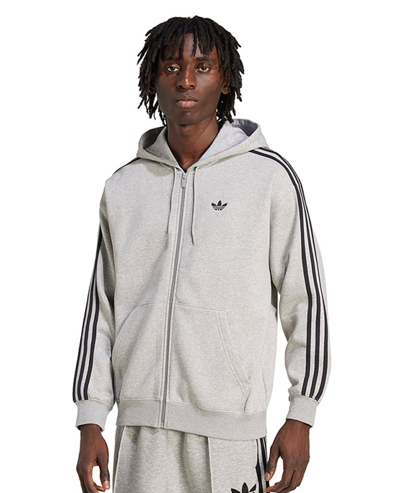 Blusão adidas Moletom 3 stripes Masculino