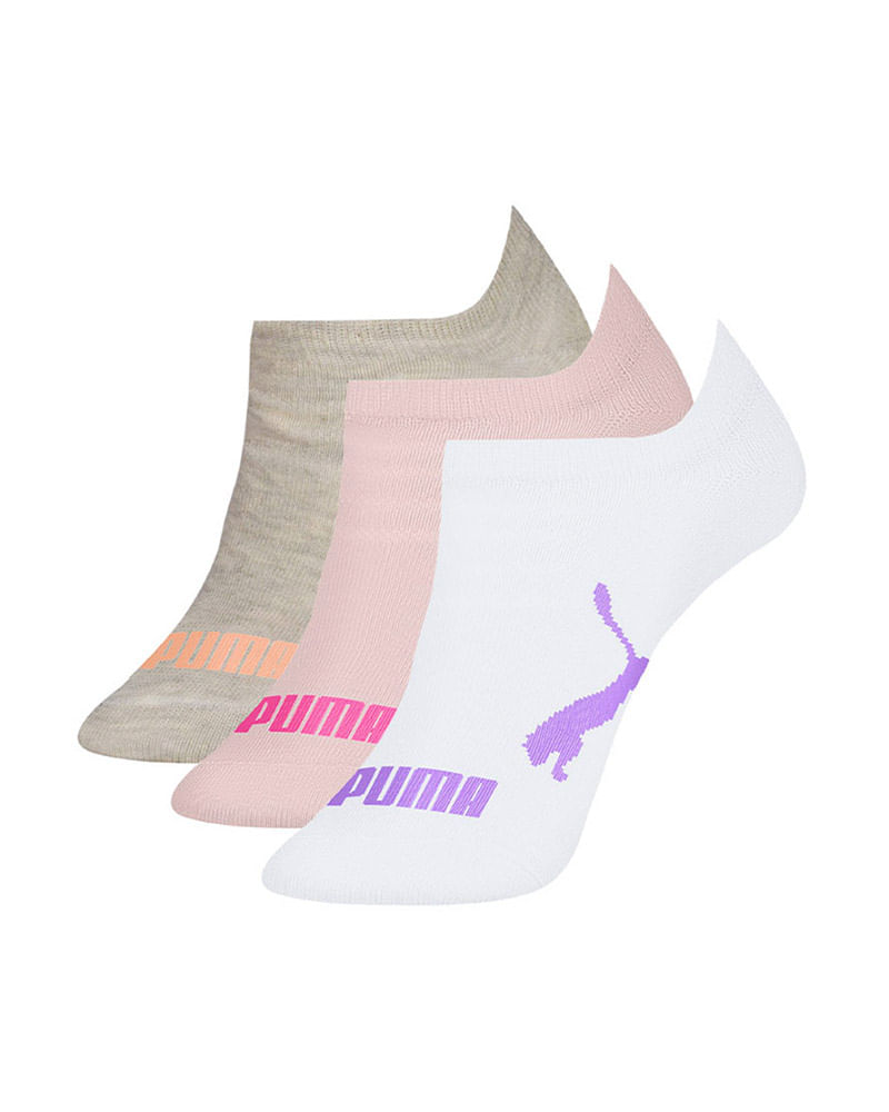 Meia Puma Invisivel 3x1 Infantil