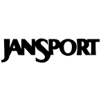 Logotipo da Jansport. Esta imagem exibe o logotipo da marca de mochilas Jansport.