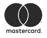 Logotipo da Mastercard. Este logotipo indica que a forma de pagamento com cartão Mastercard é aceita no site.