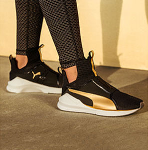 tênis puma fierce gold feminino branco